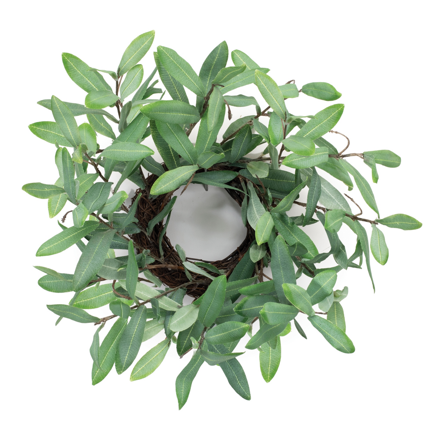 Olive Leaf Candle Ring 12"D -Ship Only