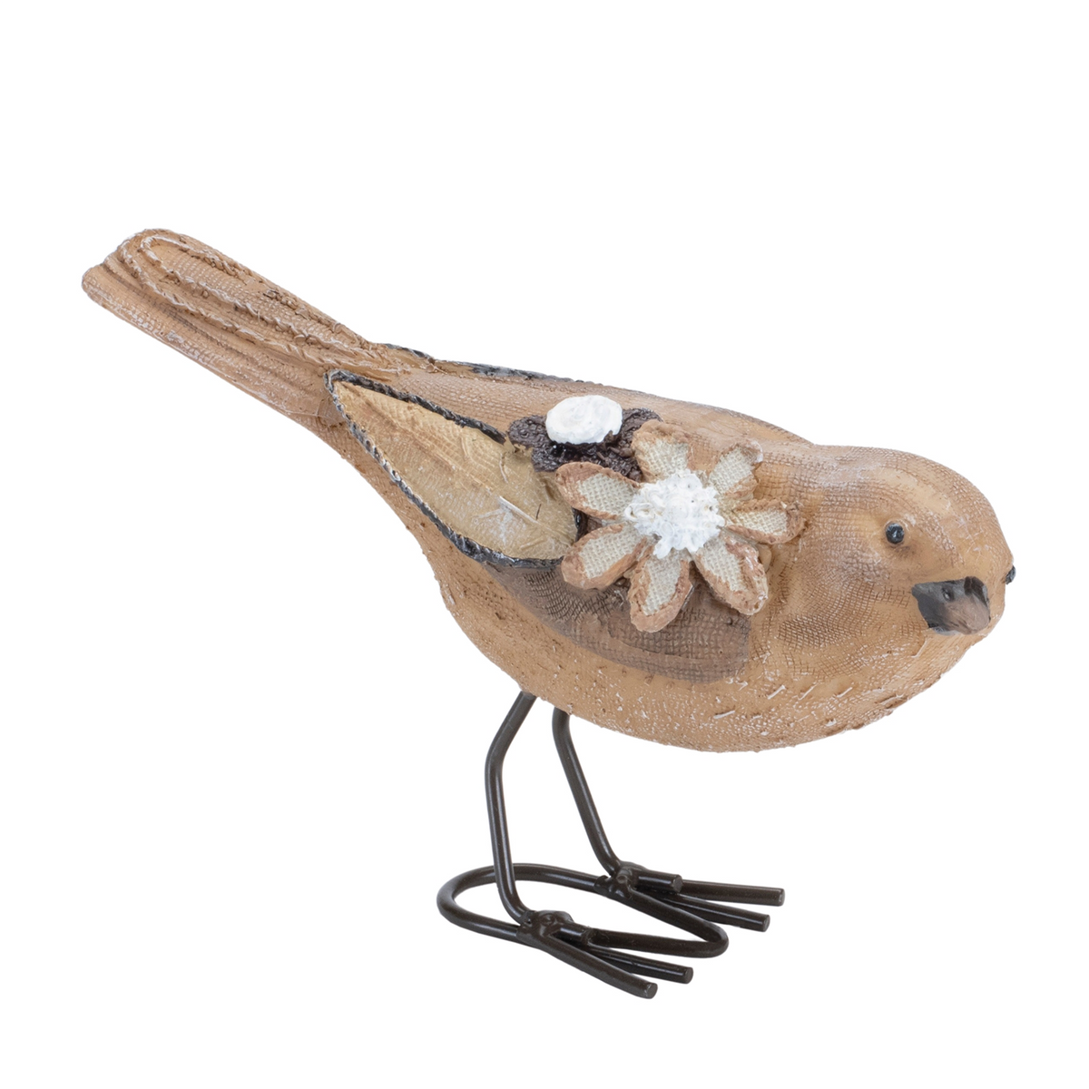 Floral Bird Figurine (Set of 2) -Ship Only