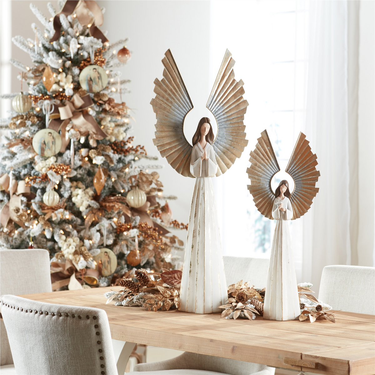 Holiday Angel Statue 24.5"H -Ship Only