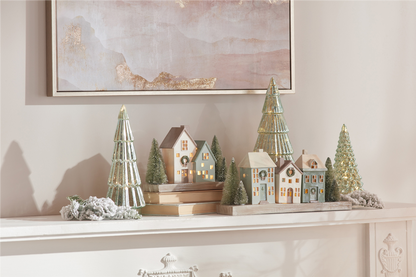 LED Winter Village 8"L