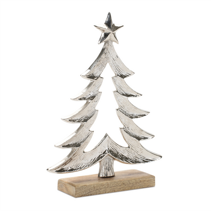 Tree (Set of 2) 8"H, 10"H Aluminum