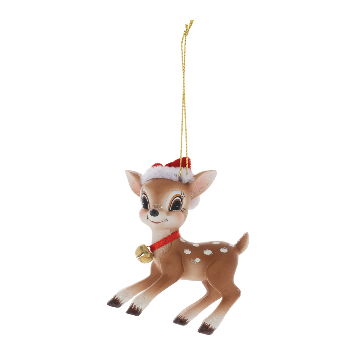 Fawn Ornament (Set of 12) 3”H Resin -Ship Only