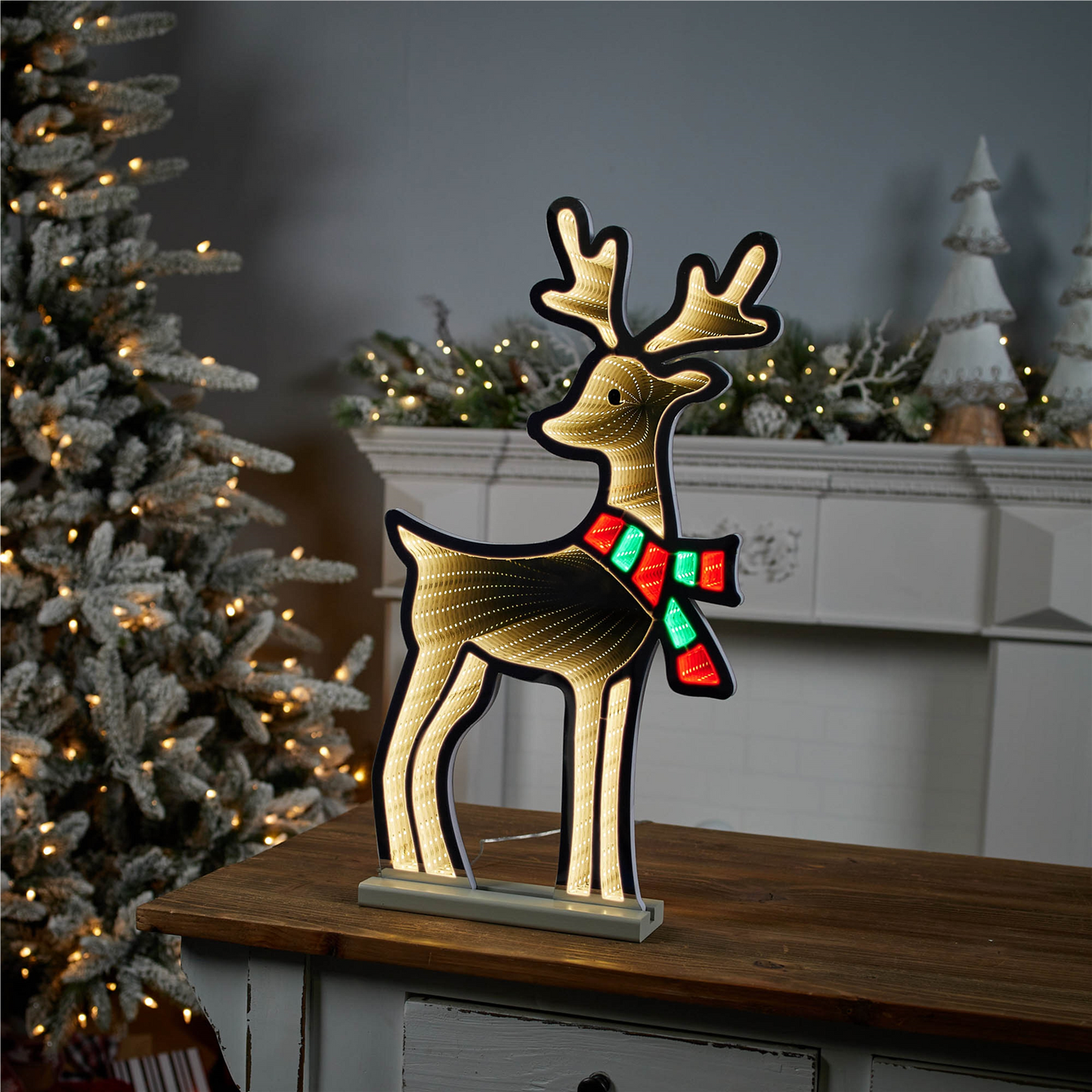 Deer with Scarf Ekkolight 23.5"H -Ship Only