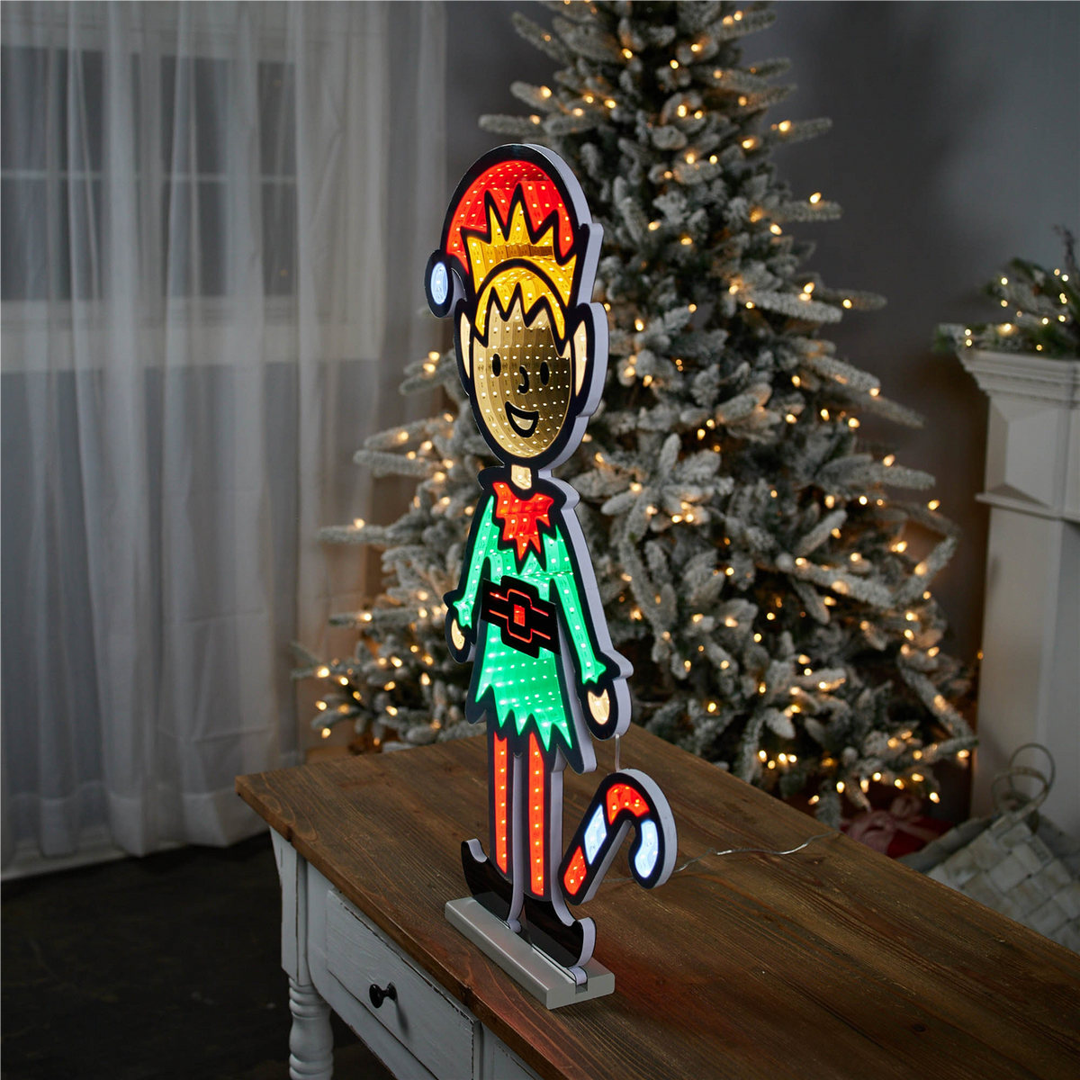 Holiday Elf Ekkolight 29"H -Ship Only