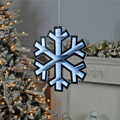 Holiday Snowflake Ekkolight 15.75"H