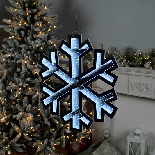 Holiday Snowflake Ekkolight 23.5"H -Ship Only
