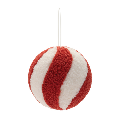 Candy Cane Stripe Ball Ornaments (set of 12)