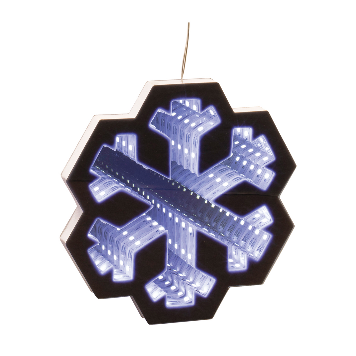 Snowflake Ekkolight Garland 68"L -Ship Only