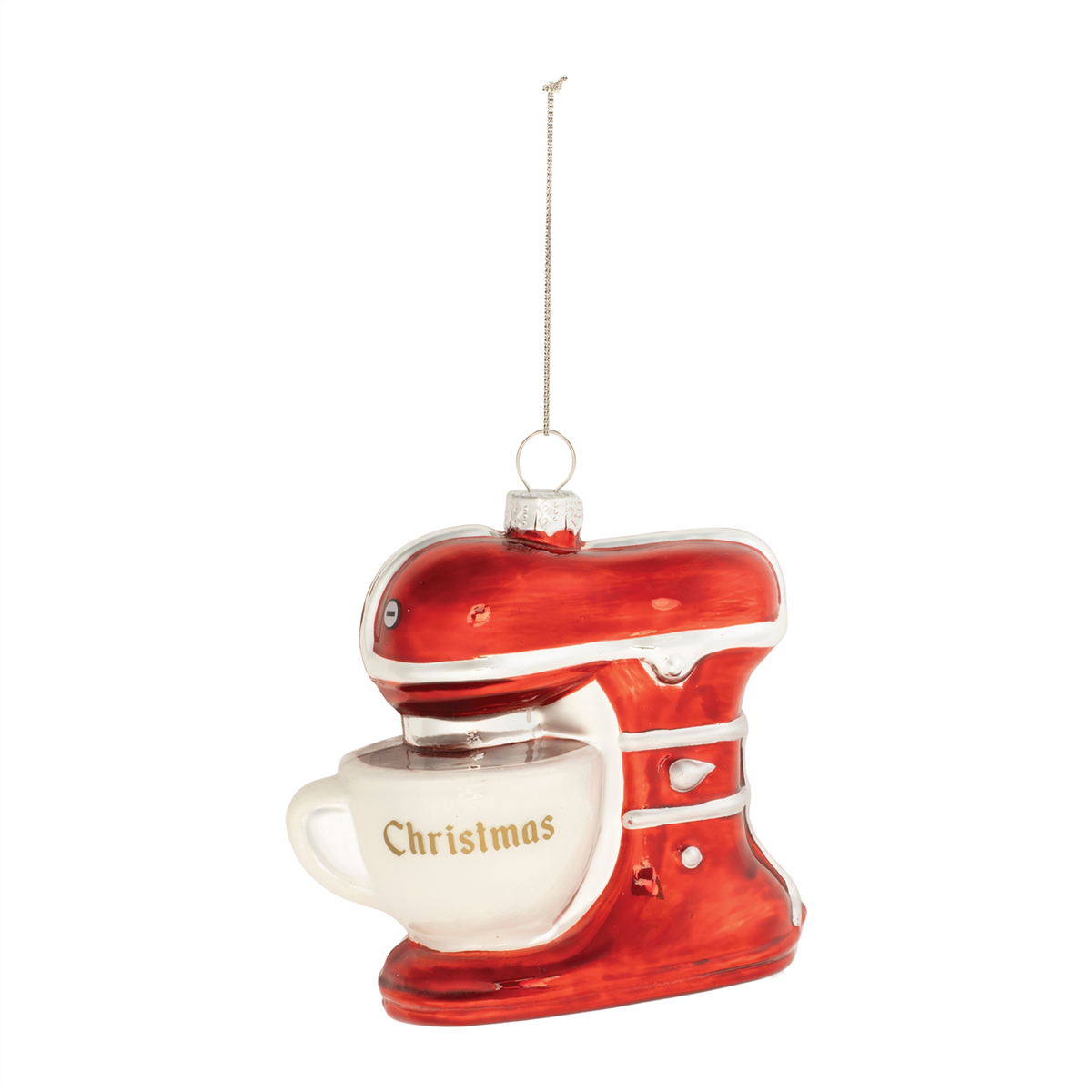 Mixer Ornament (Set of 12) 4”H Glass -Ship Only