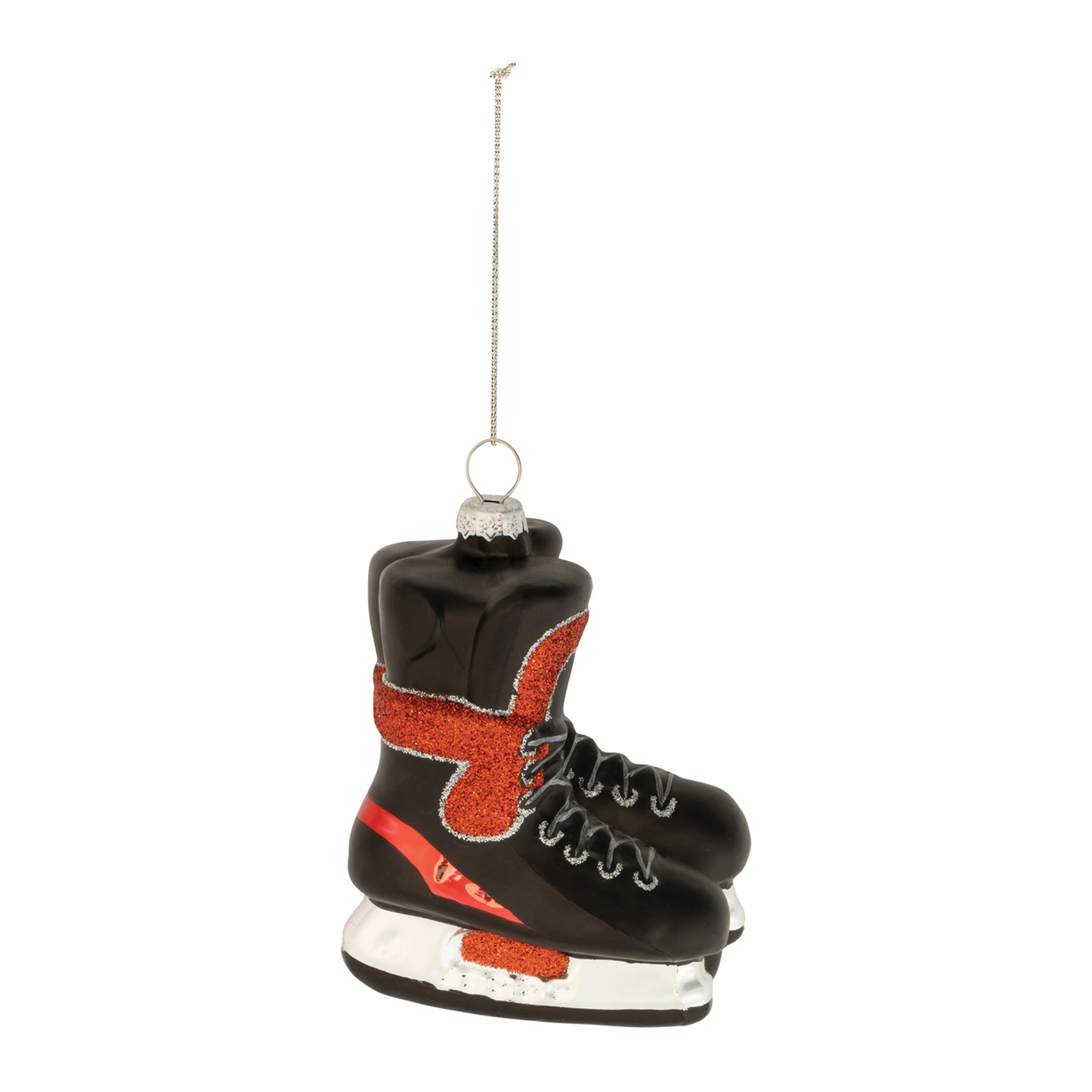 Skate Ornament (Set of 12) 4"H Glass