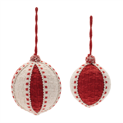 Woven Ball Ornament (Set of 4)