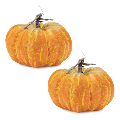 Foam Pumpkin Decor (Set of 2)