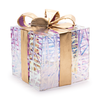 LED Woven Packages with Bow (Set of 3)