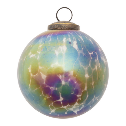 Iridescent Glass Ball Ornament (Set of 12)