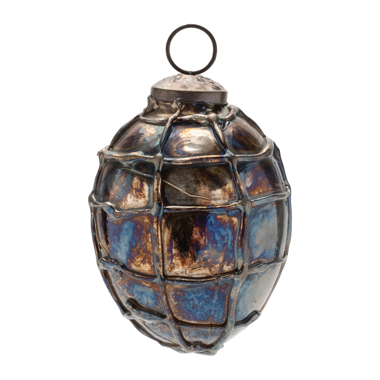 Distressed Mercury Glass Ornament (Set of 12)