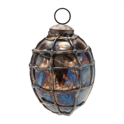 Distressed Mercury Glass Ornament (Set of 12)