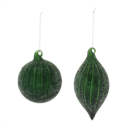 Beaded Glass Ornament (Set of 6)