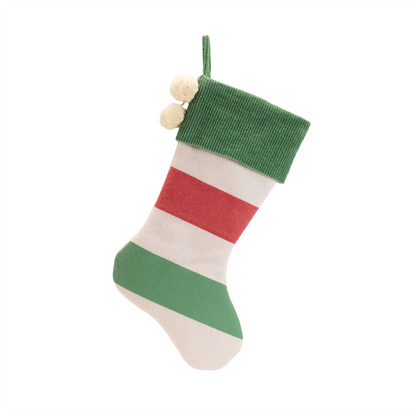 Striped Wool Stocking (Set of 2)