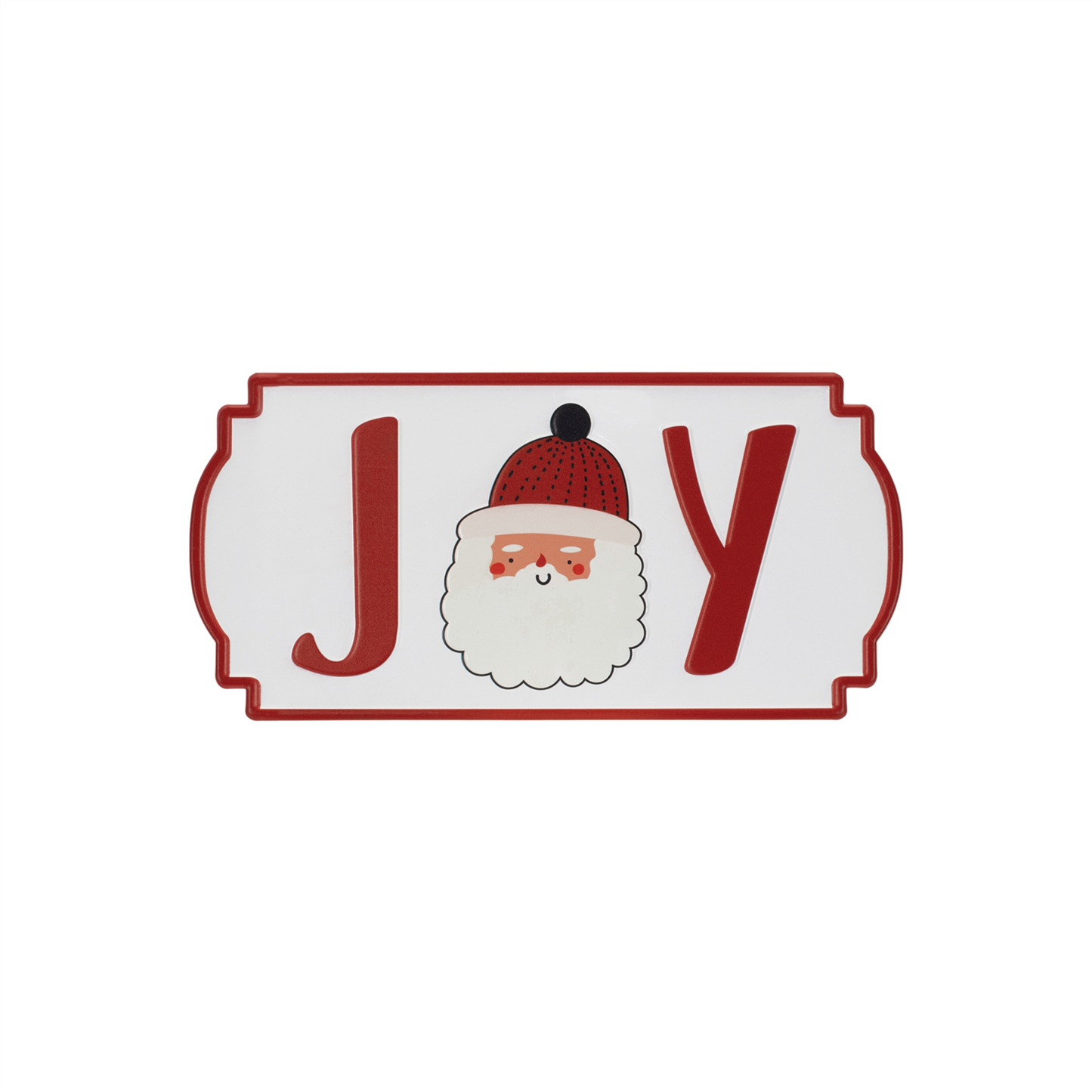 Metal Holiday Sentiment Plaque (Set of 3)