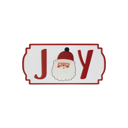 Metal Holiday Sentiment Plaque (Set of 3)