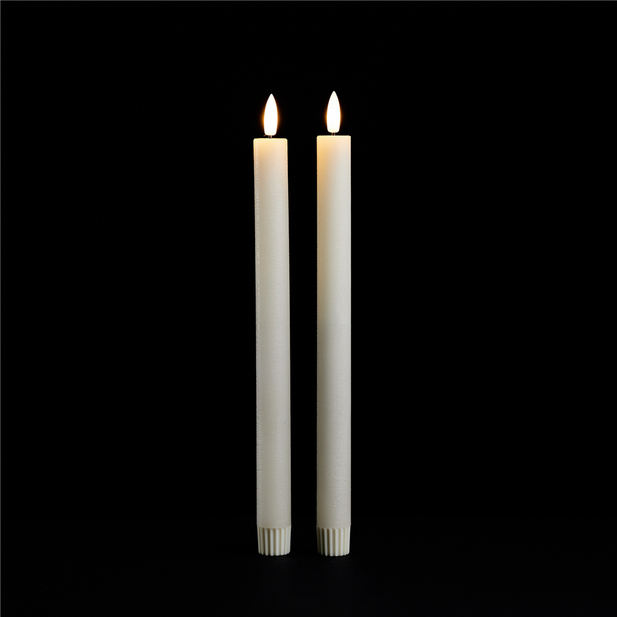 FIA Wick Ivory Taper Candle (Set of 2) -Ship Only