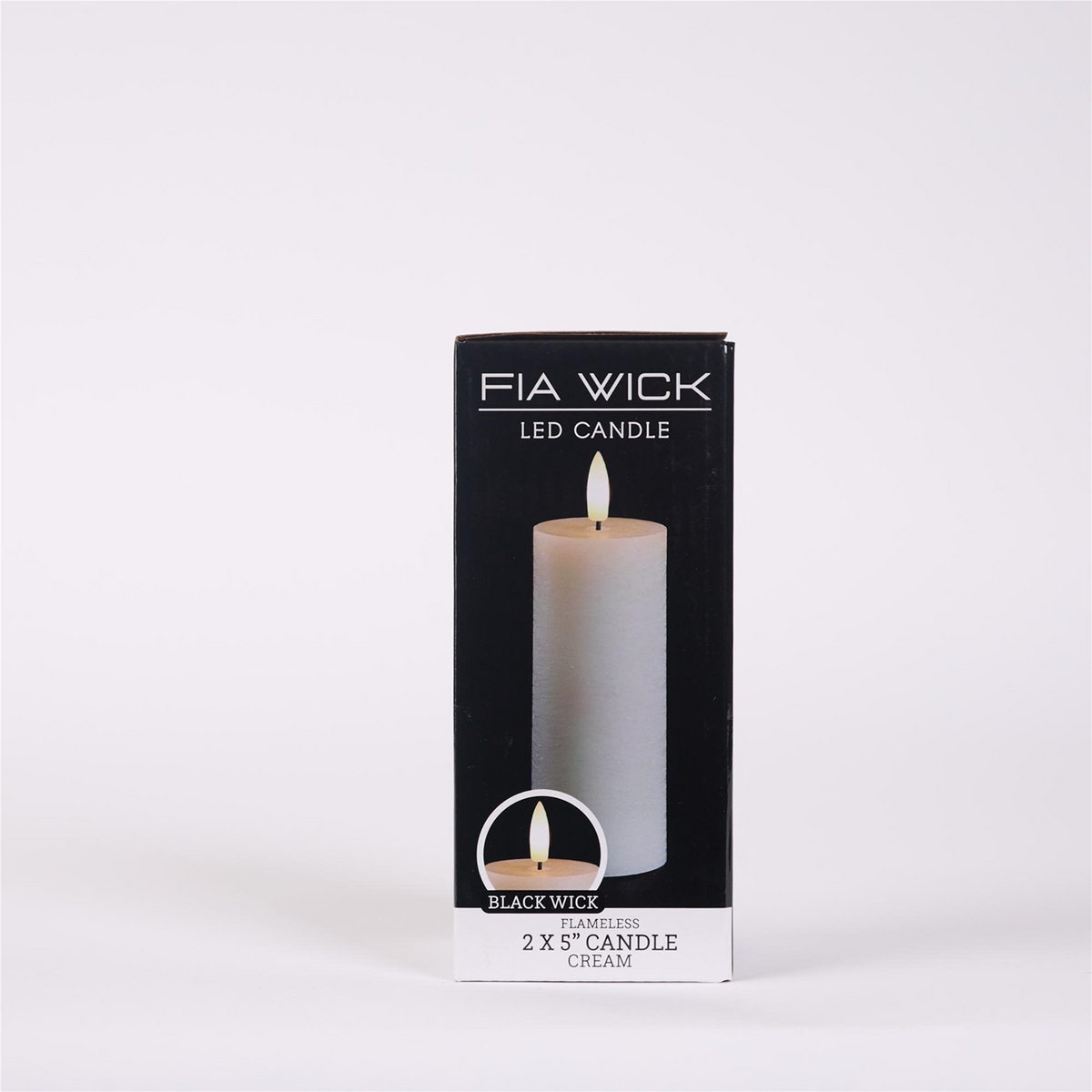 FIA Wick Ivory Pillar Candle (Set of 4)