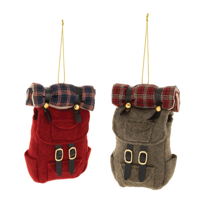 Hiking Backpack Ornament (Set of 12)