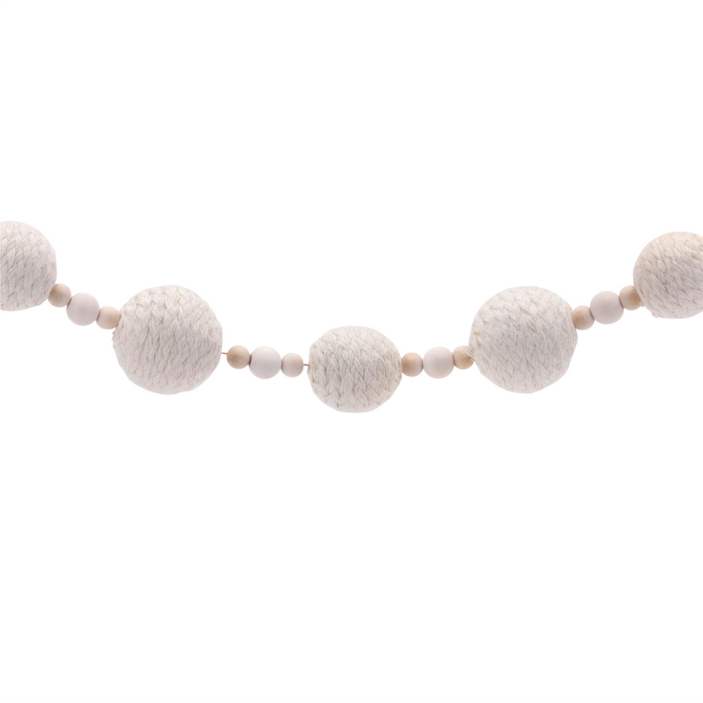 Fabric Ball String Garland (Set of 2)