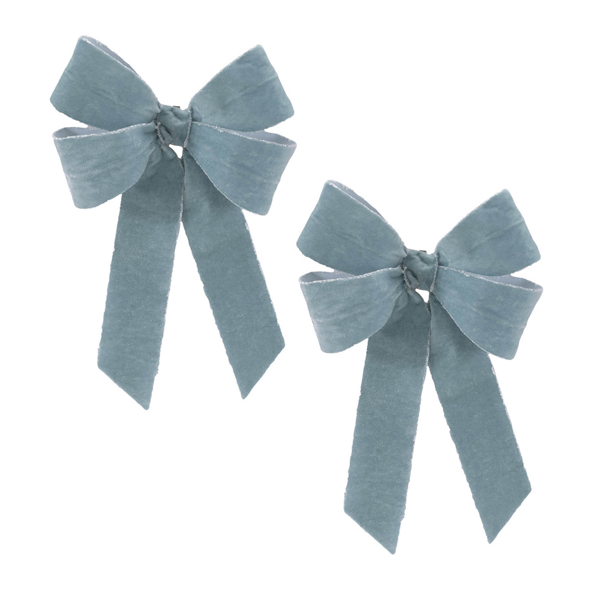 Bow (Set of 2) 11"W x 15"H Polyester -Ship Only
