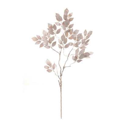 Glittered Leaf Spray (Set of 6)