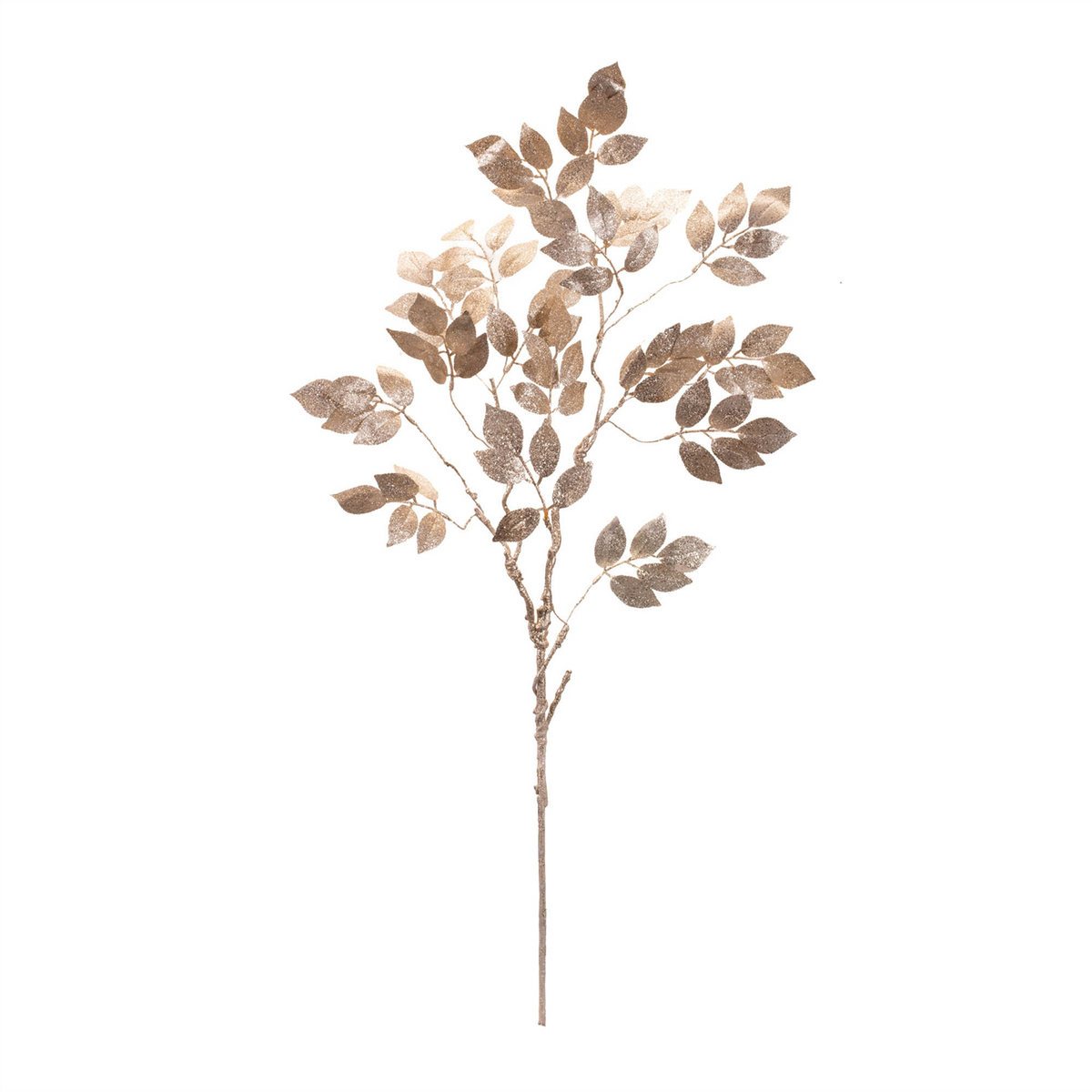 Glittered Leaf Spray (Set of 6)