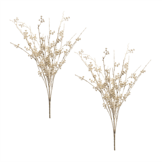 Beaded Iced Berry Spray (Set of 2) -Ship Only