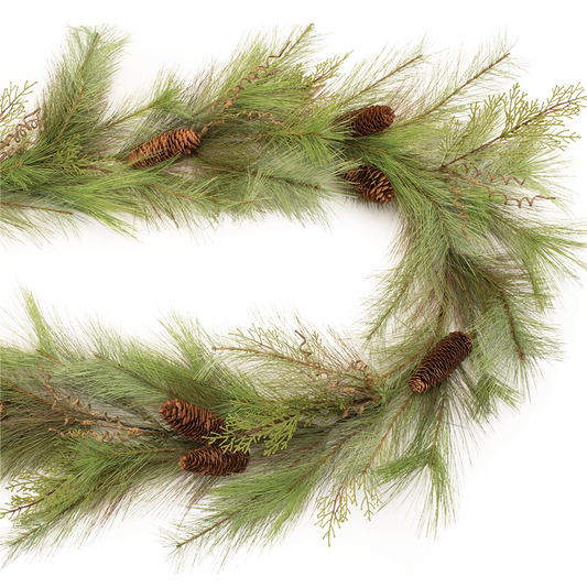 Pine Garland 6'L PVC -Ship Only