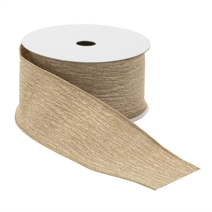 Gold Wired Ribbon (Set of 2)