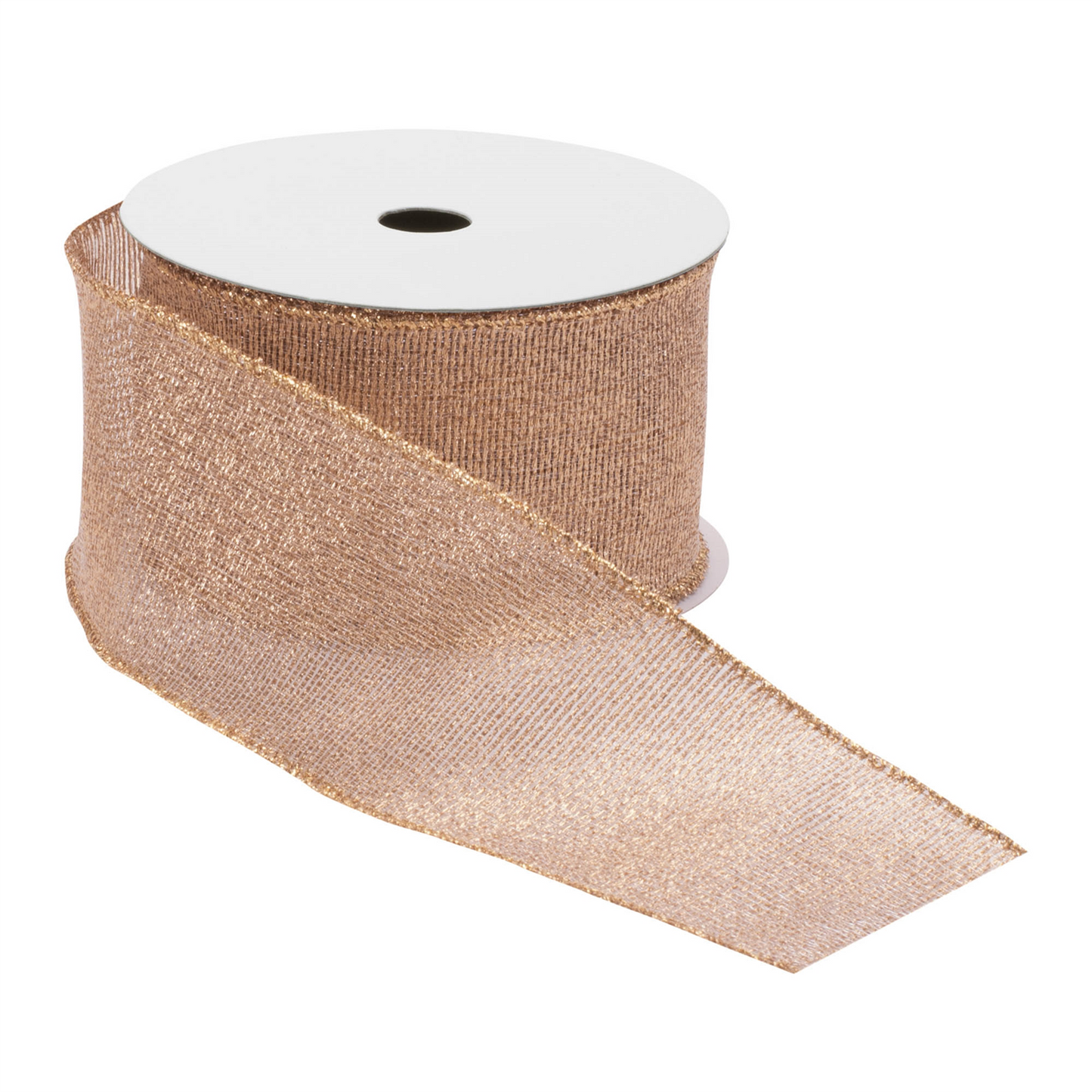 Pink Shimmer Wired Ribbon (Set of 2)