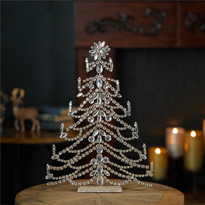Jewel Christmas Tabletop Tree 17"H