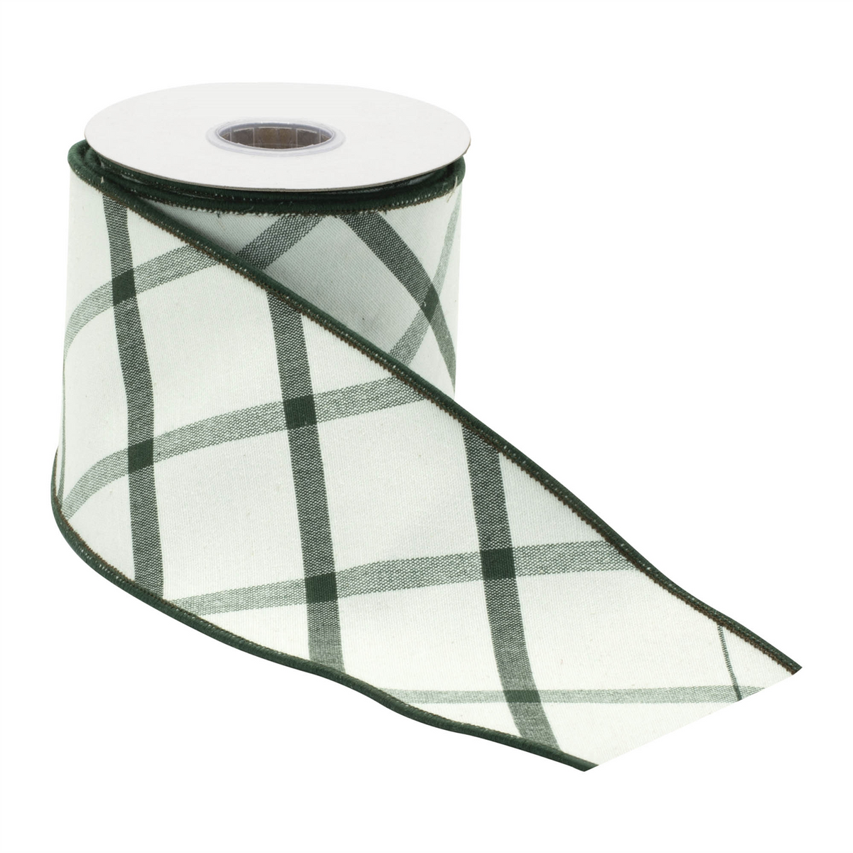 Plaid Wired Ribbon 4" x 5 Yds