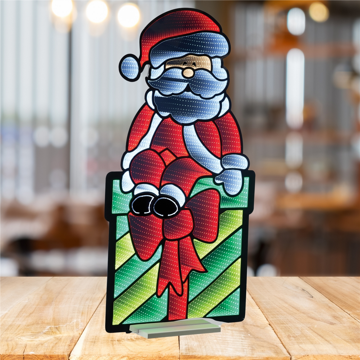 Santa on Package Ekkolight 47"H