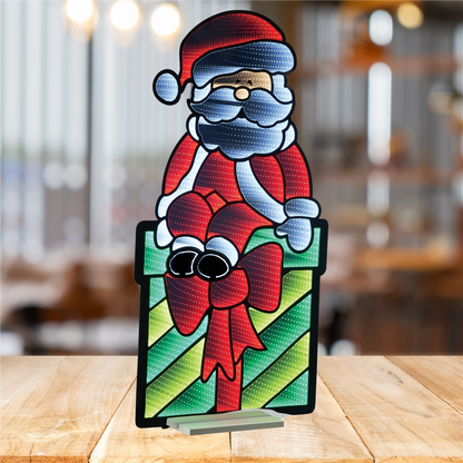 Santa on Package Ekkolight 47"H