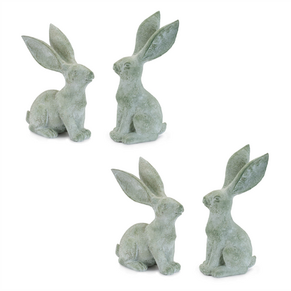 Long Ear Rabbit Figurine (Set of 4)