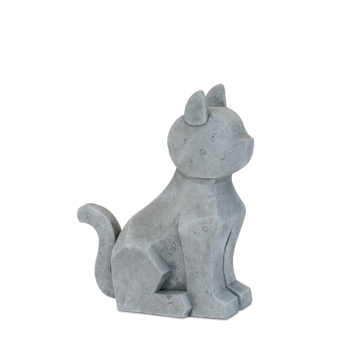 Modern Sitting Dog and Cat Statue (Set of 2) -Ship Only