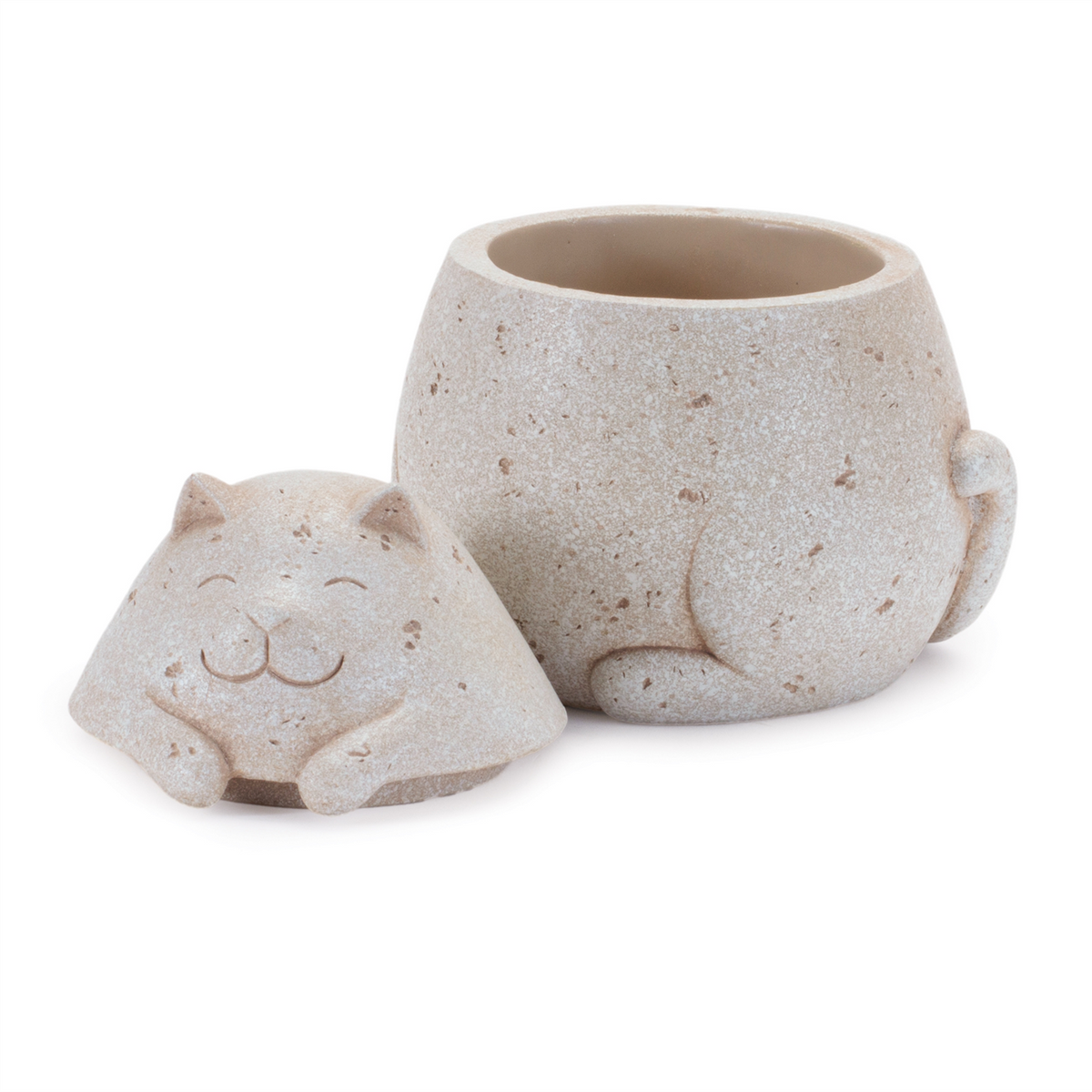 Cat Box (Set of 4) 4"D x 4.75"H Resin -Ship Only