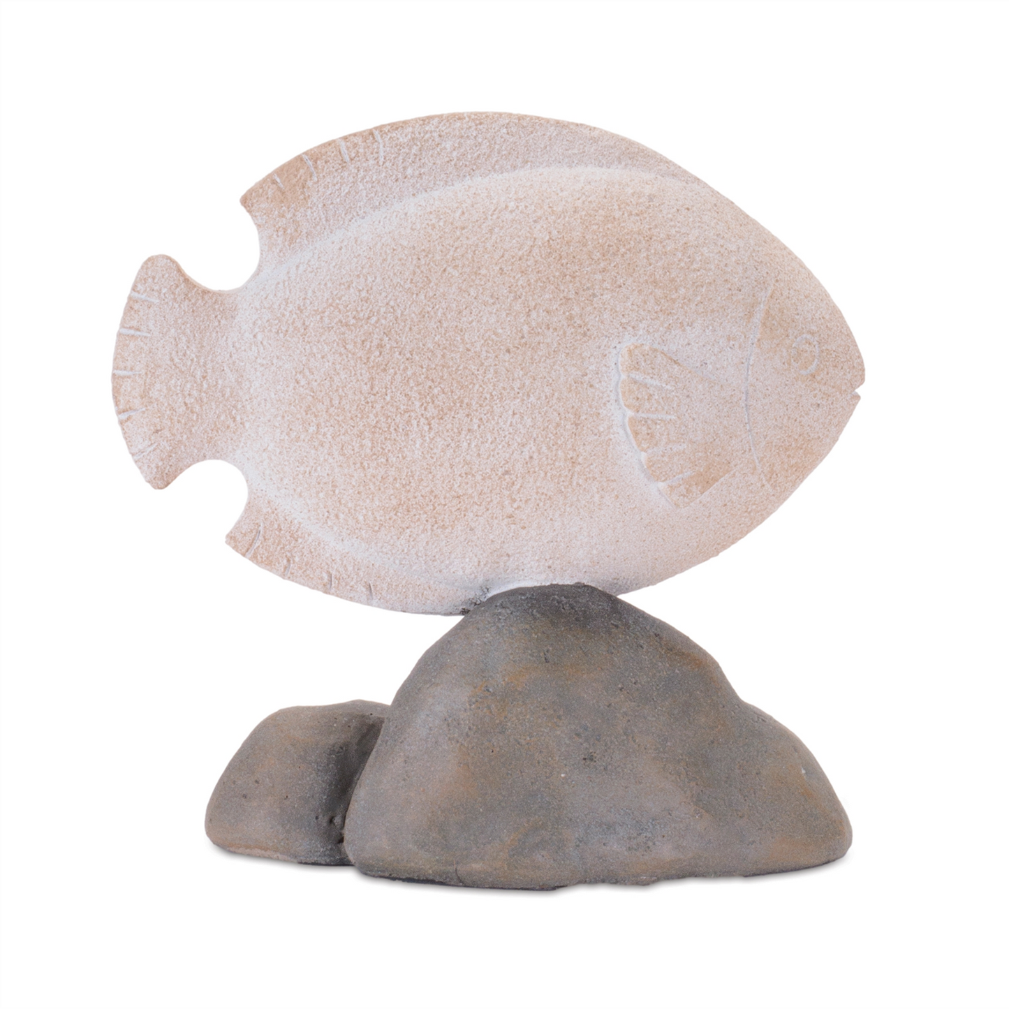 Fish on Rock Decor (Set of 4)