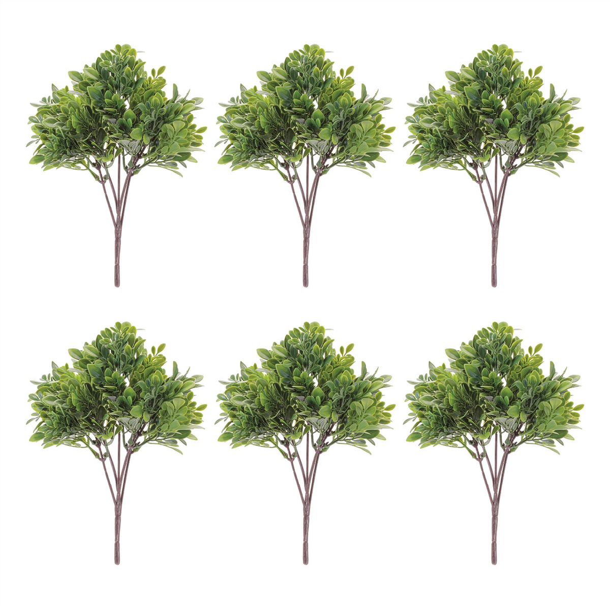 Boxwood Foliage Bush (Set of 6)