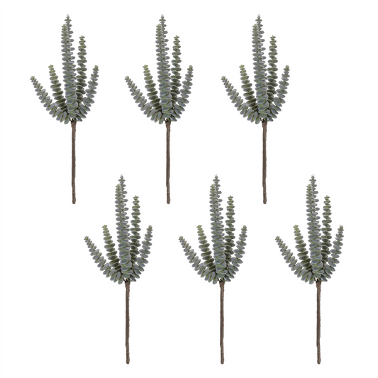 Succulent Plant Pick (Set of 6) -Ship Only
