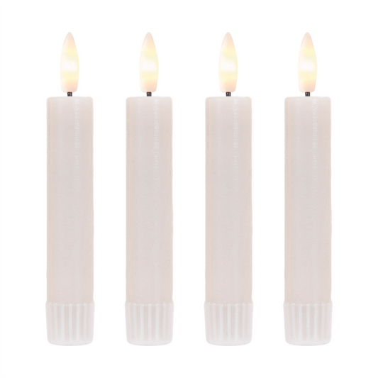 FIA Wick Ivory Mini Taper Candle (Set of 4) -Ship Only