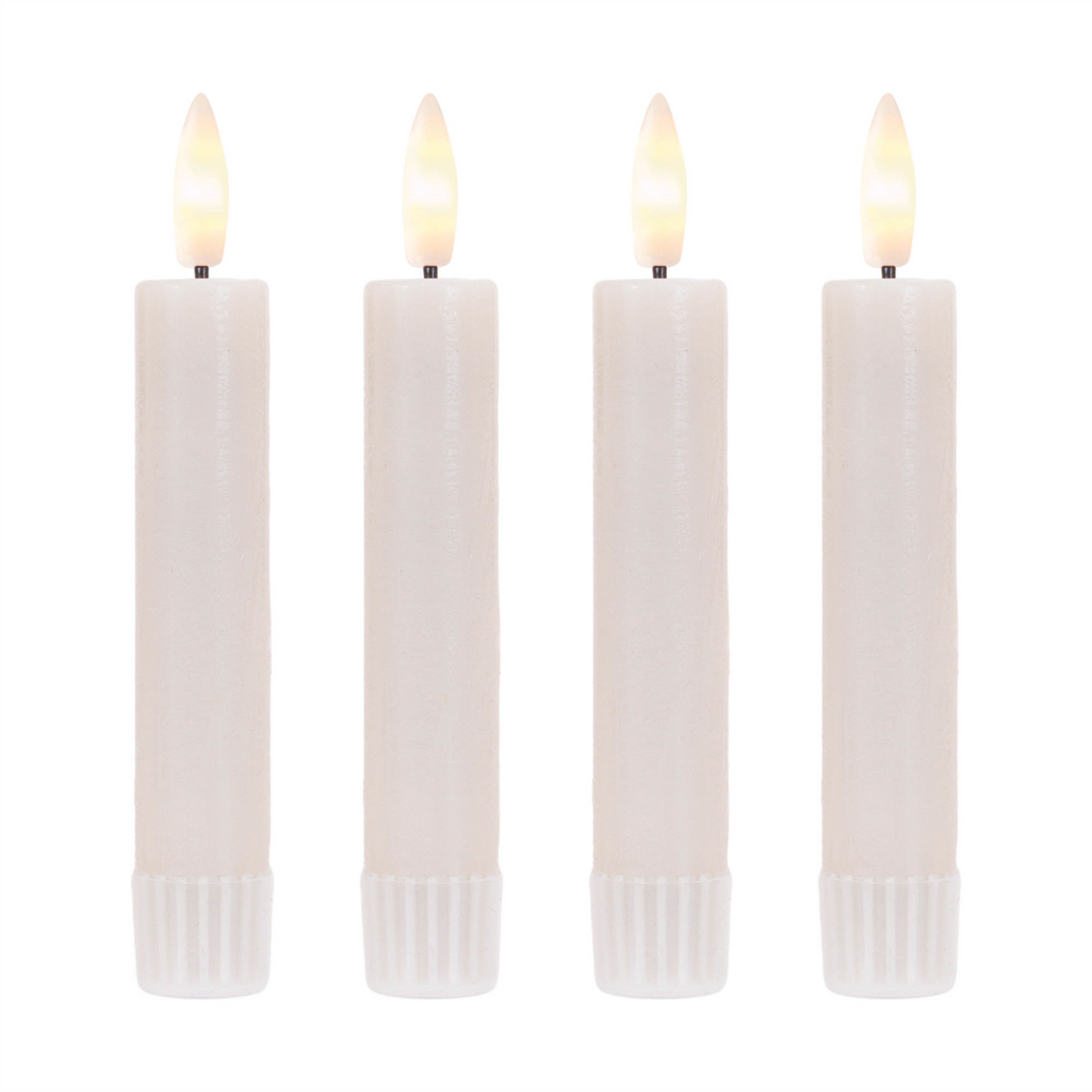 FIA Wick Ivory Mini Taper Candle (Set of 4) -Ship Only
