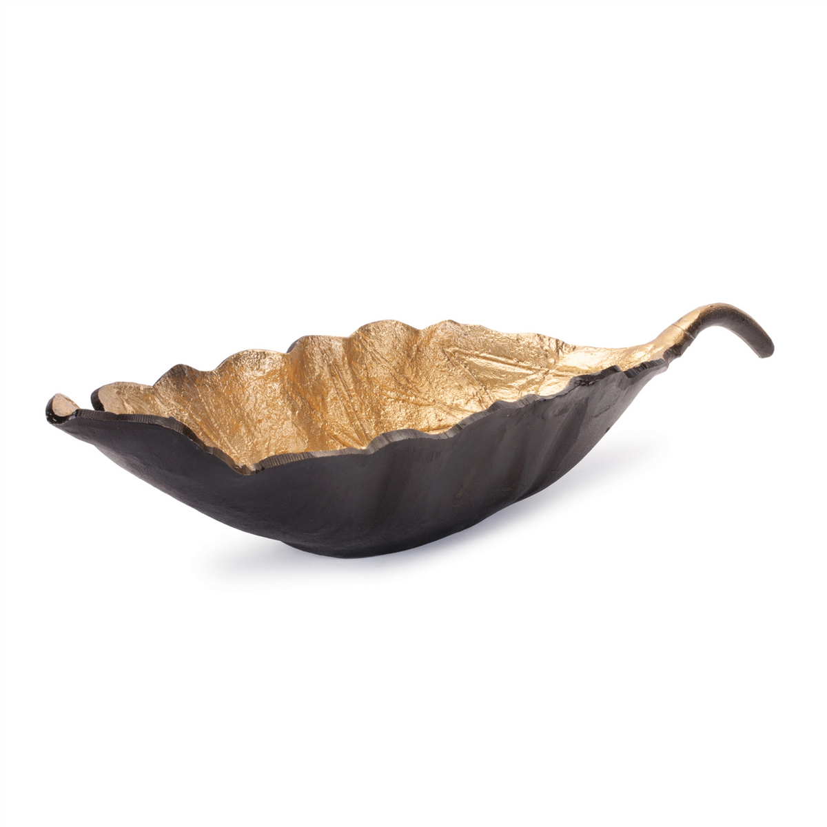 Metallic Aluminum Leaf Bowl (Set of 2) -Ship Only
