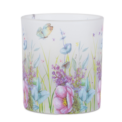 Floral Butterfly Votive Candle Holder (Set of 6)