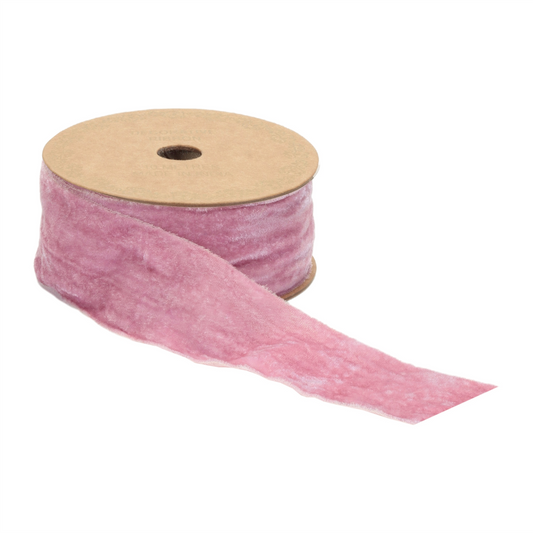 2" x 10 Yds. Raw Edge Rayon/Velvet -Ship Only